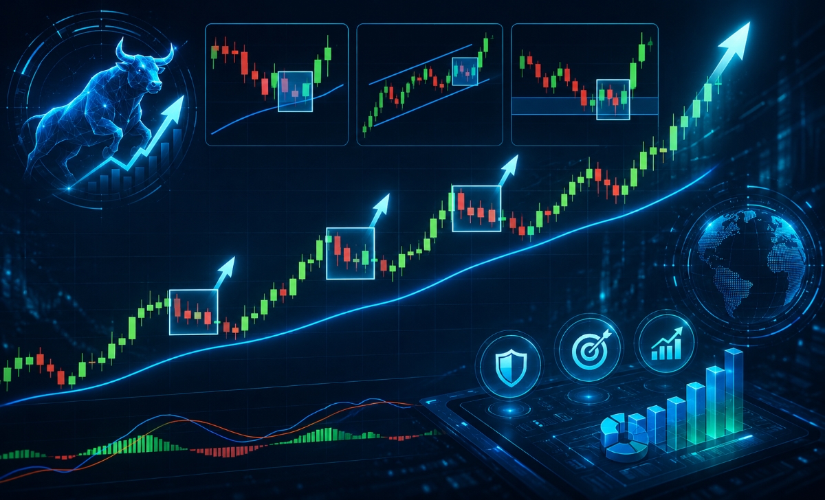 Advanced inside bar setups in trending markets