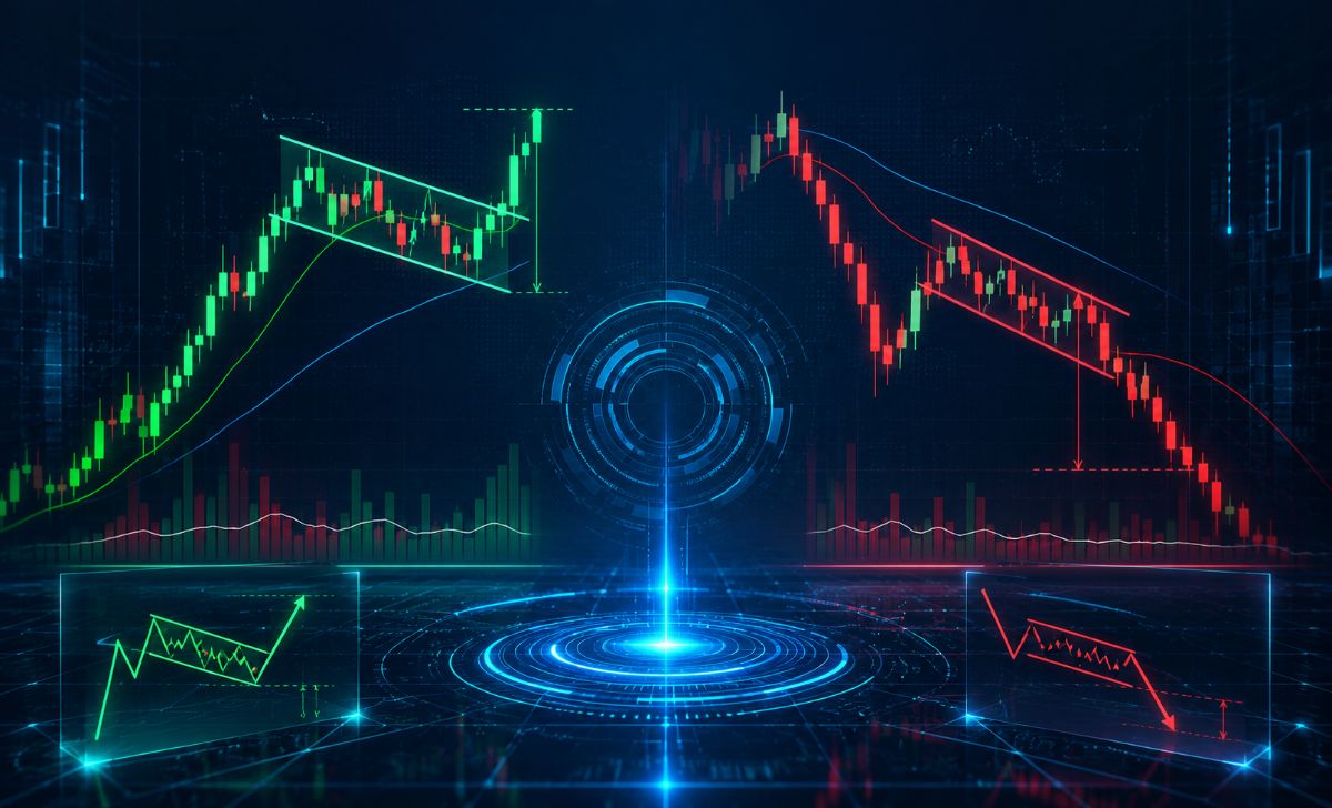 Applying flag and pennant patterns in real trading