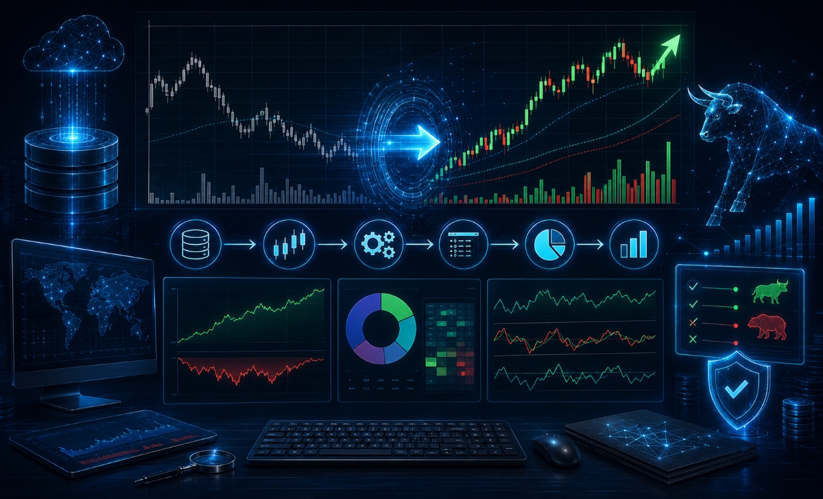 Backtesting trading in financial markets