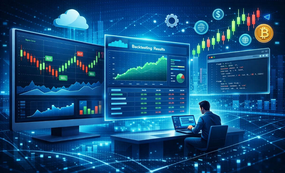 Backtesting trading on TradingView platform