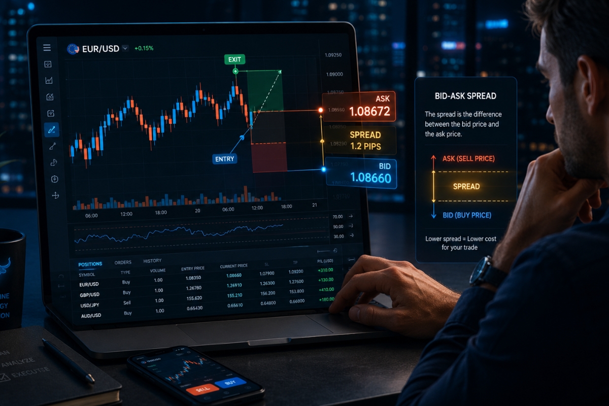 Bid Ask Spread: Meaning, Forex Spread, Strategy for XM Traders