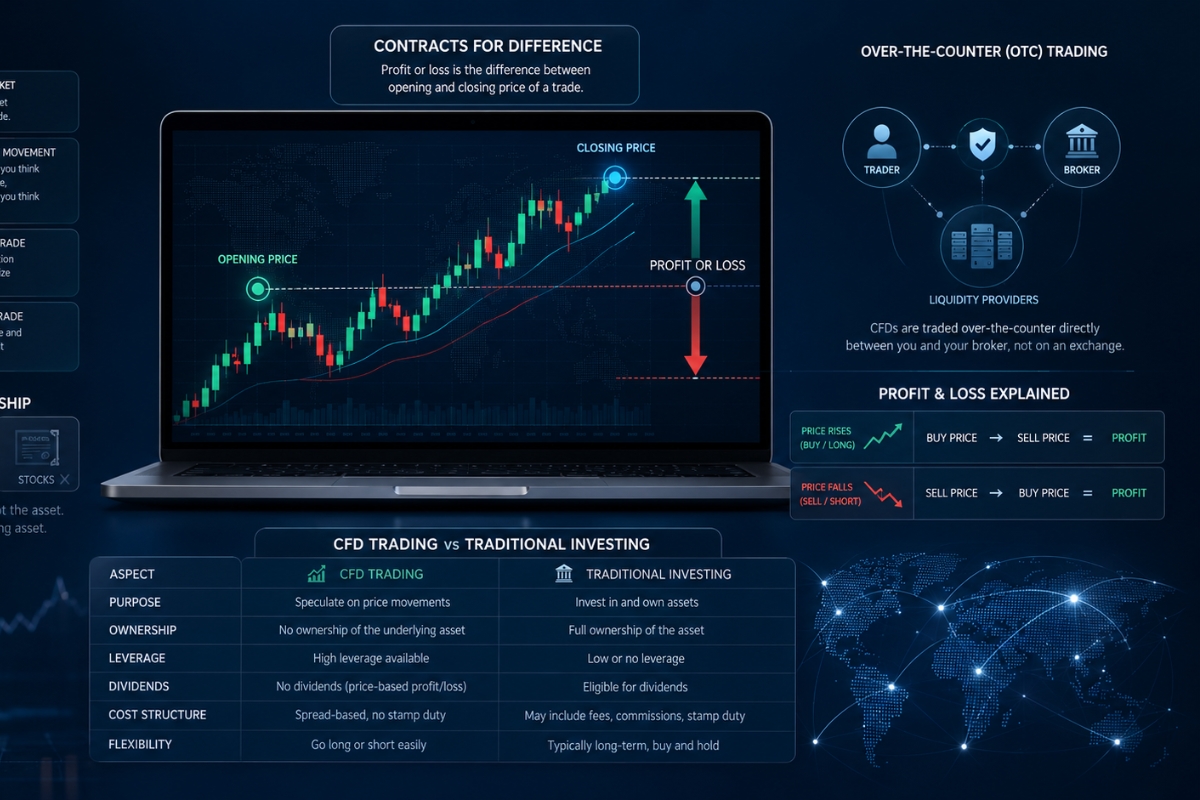 Definition of CFDs and contract for difference explained