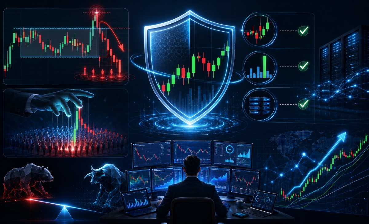 False breakout and risk control in inside bar trading
