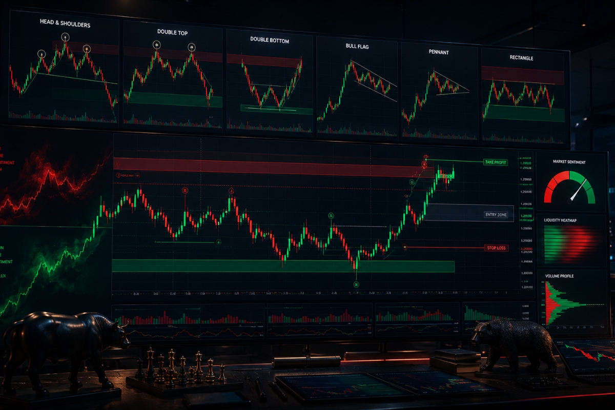 Forex chart patterns and how they signal market behavior?