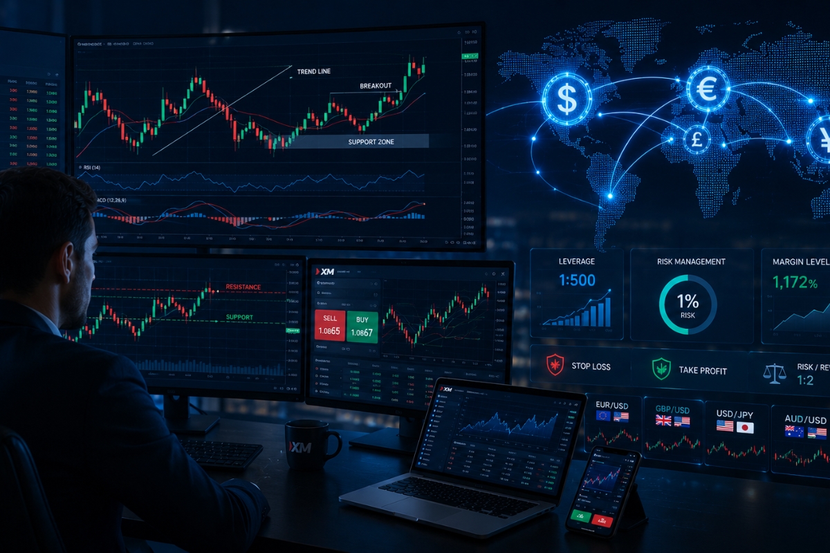 Forex trading on XM and how traders apply market knowledge?
