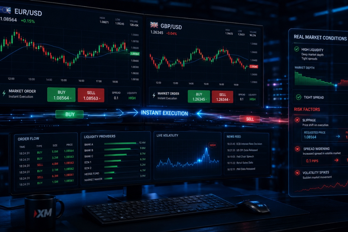 Forex use of market orders in real trading conditions