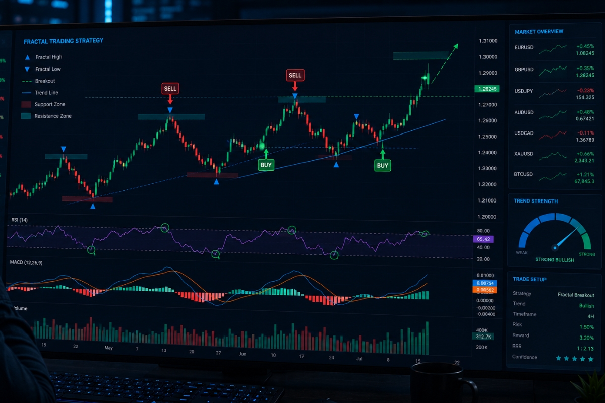 Fractal Trading Strategy: Meaning, Indicators, Trading Signals