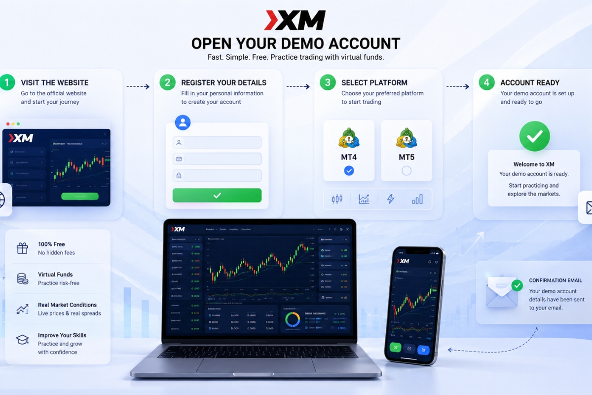 How to create Demo Account XM step by step