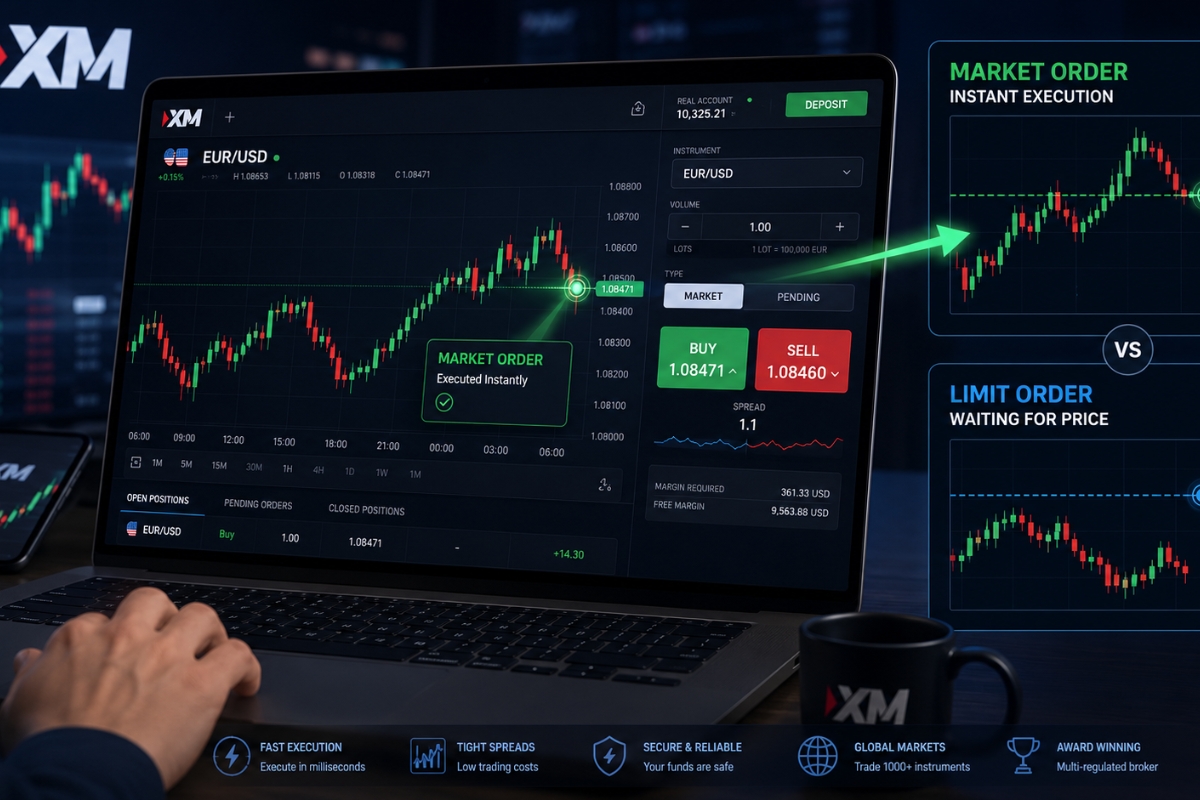 Market Orders on XM: How They Work, Types, Forex Use and Limit Orders