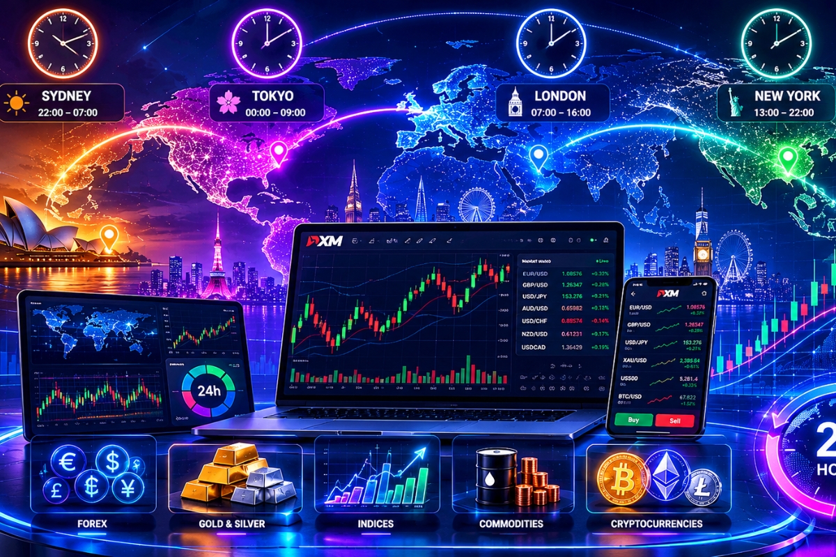 Official forex trading hours on XM platform