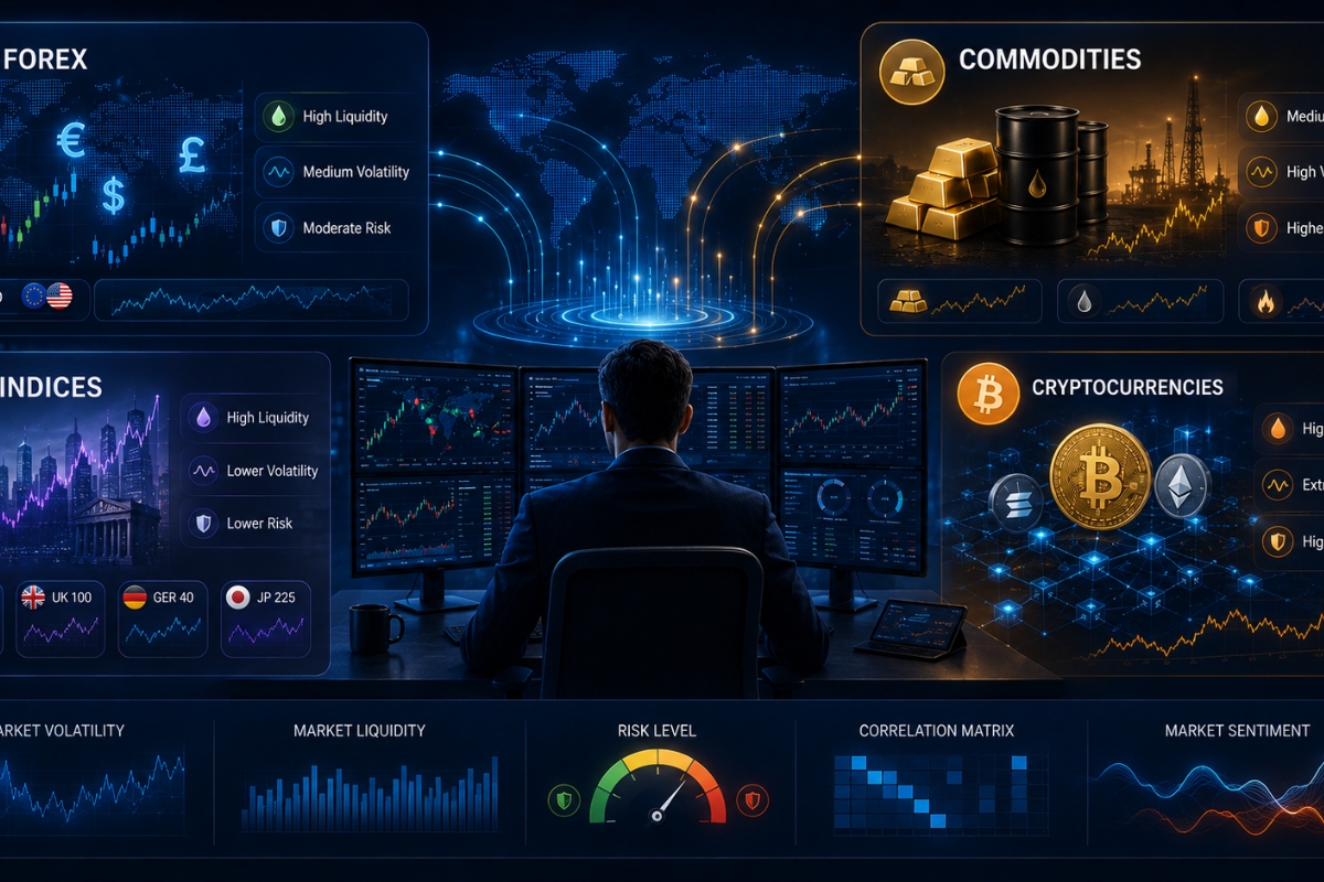 Product types in trading and their market characteristics