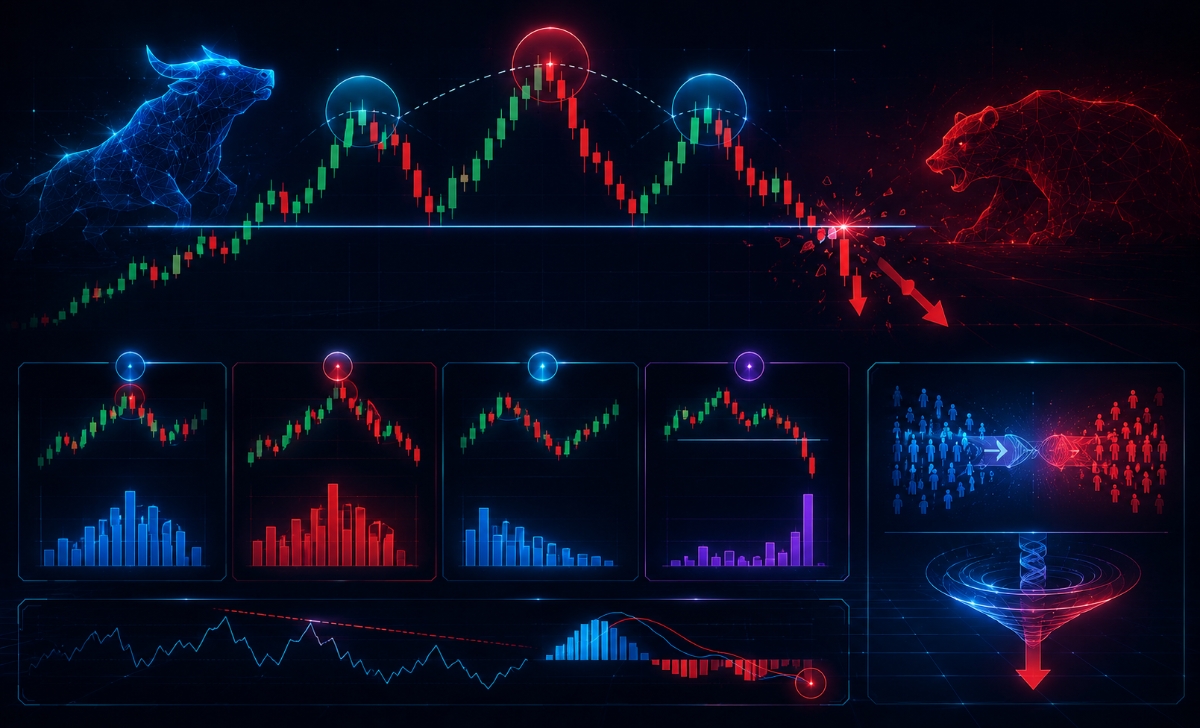 Reversal mechanics behind the pattern