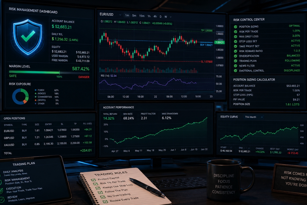 Risk management to avoid margin call