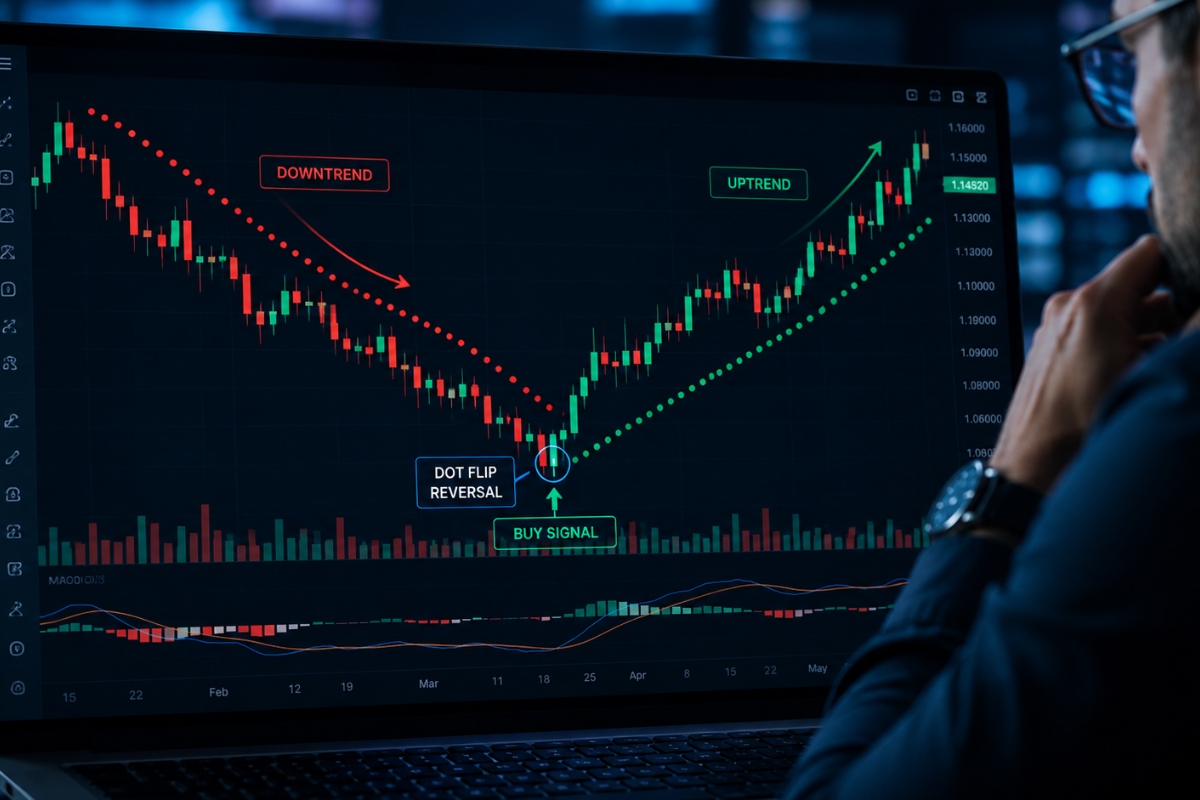 Signals and trading interpretation Parabolic SAR