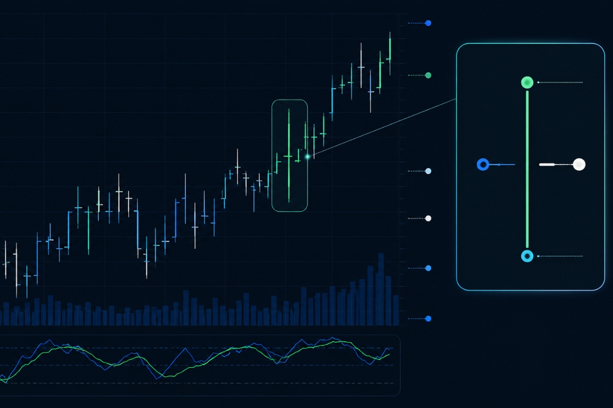 Structure of bar charts and price components