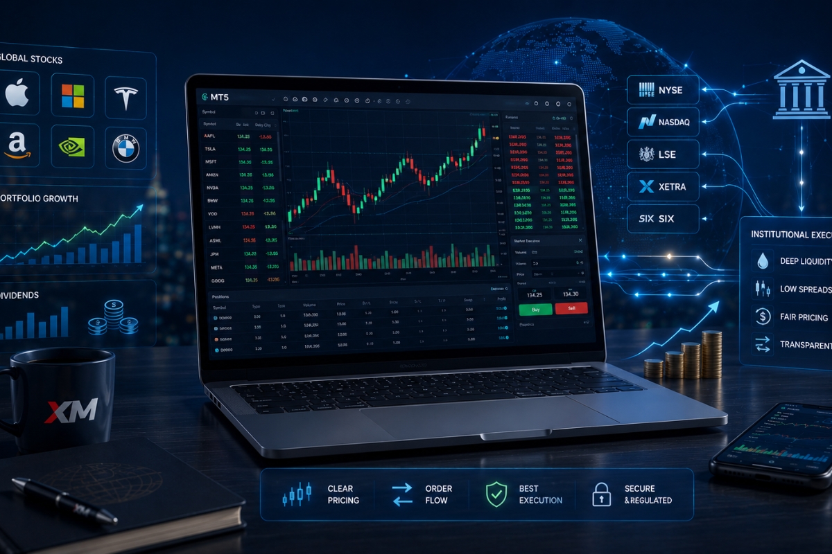 Trading methods XM Share Account and execution approach