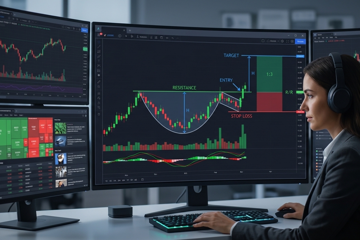 Trading strategy using Cup and Handle Pattern