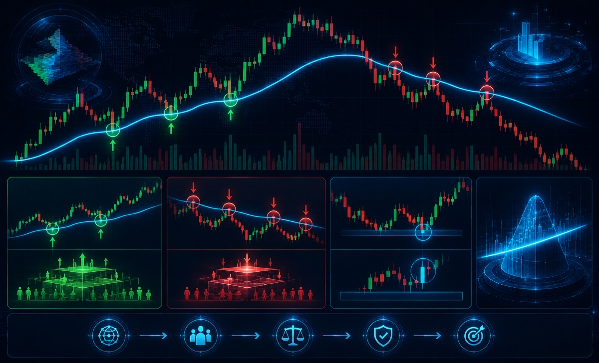 VWAP as support and resistance in market structure