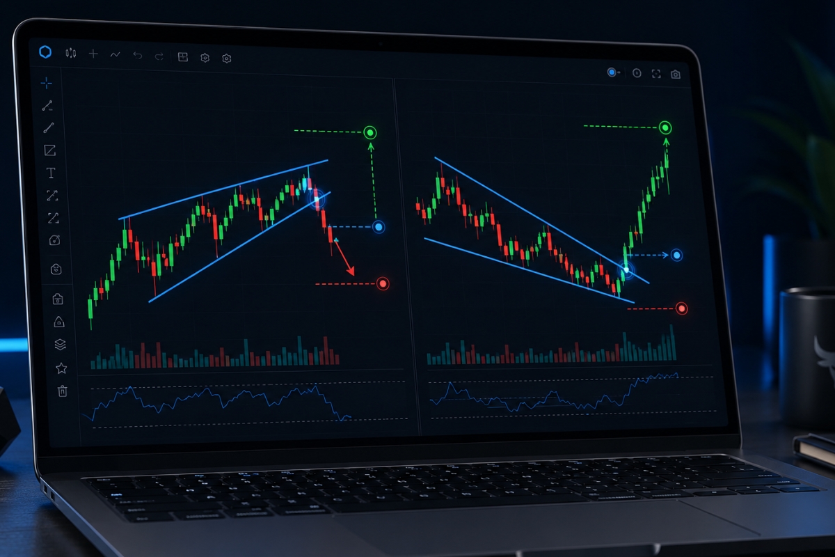 Wedge pattern trading strategy and practical application