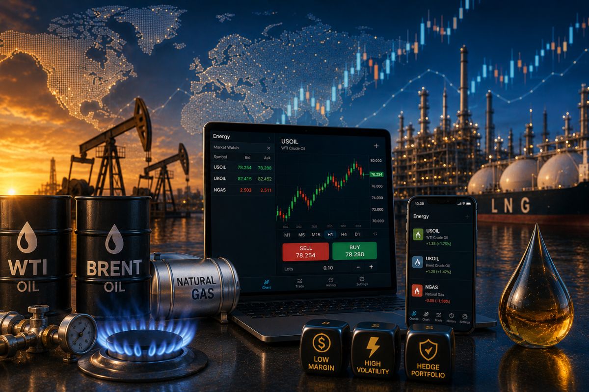 What are XM energy commodities and how are they traded?
