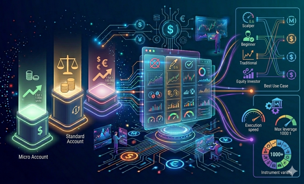 XM Account Types overview