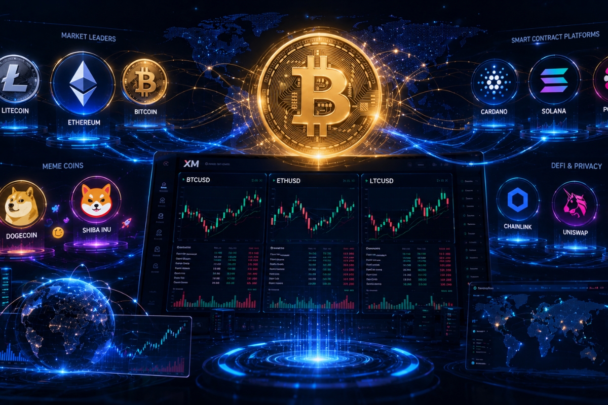 XM crypto pairs and market coverage