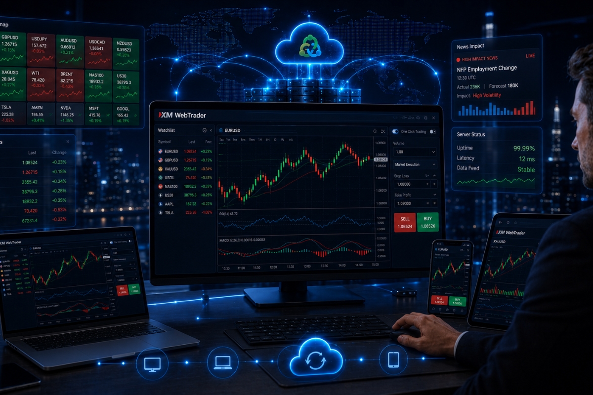 XM WebTrader experience in real trading conditions