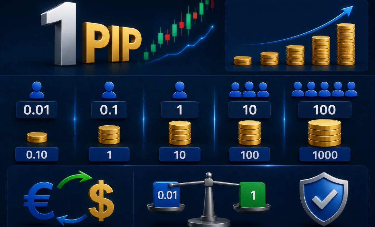 1 pip là bao nhiêu tiền khi giao dịch Forex?