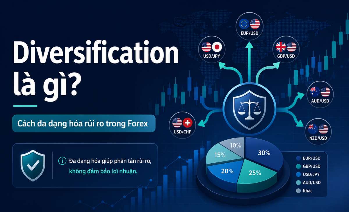 Diversification là gì? Cách đa dạng hóa rủi ro trong Forex
