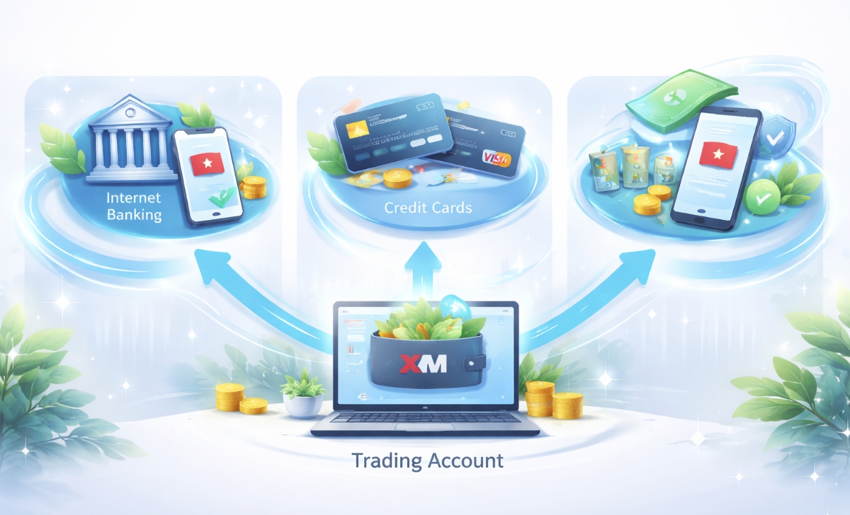 Các phương thức nạp tiền XM phổ biến hiện nay