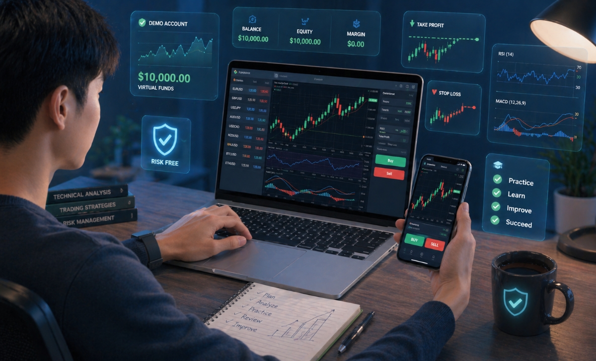 Các tính năng của tài khoản demo account XM