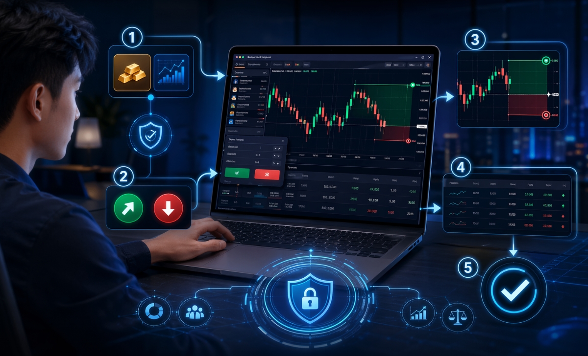 Cách giao dịch CFD XM từng bước trên MT4/MT5