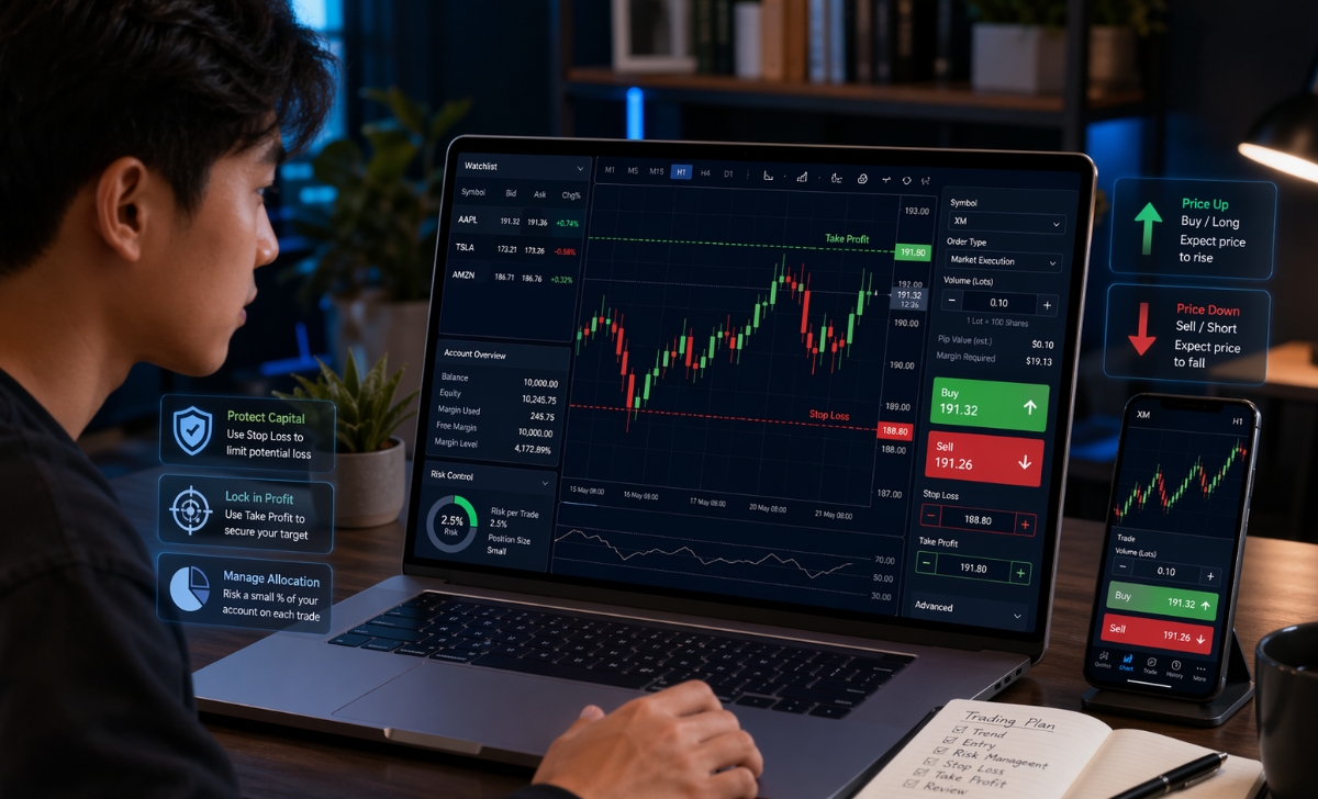 Cách giao dịch cổ phiếu XM cho trader mới