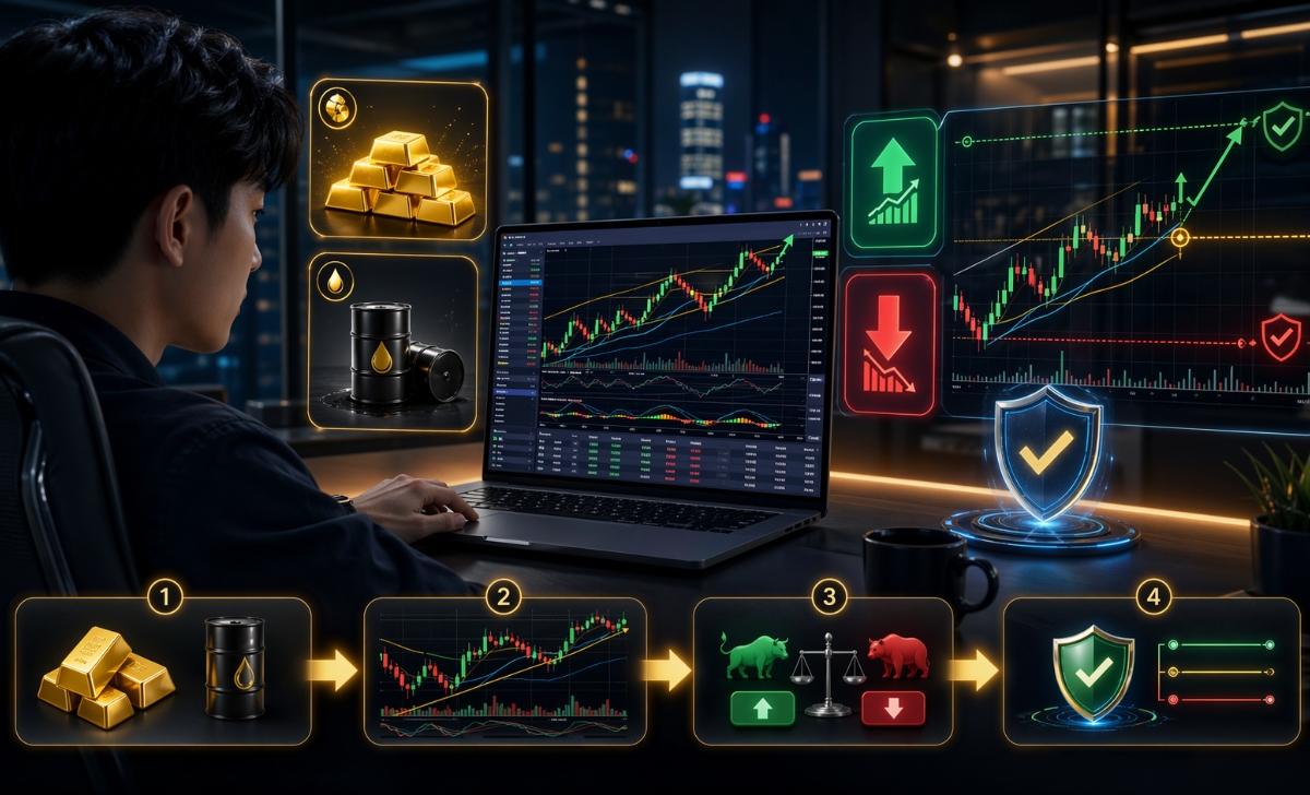 Cách giao dịch hàng hóa XM hiệu quả