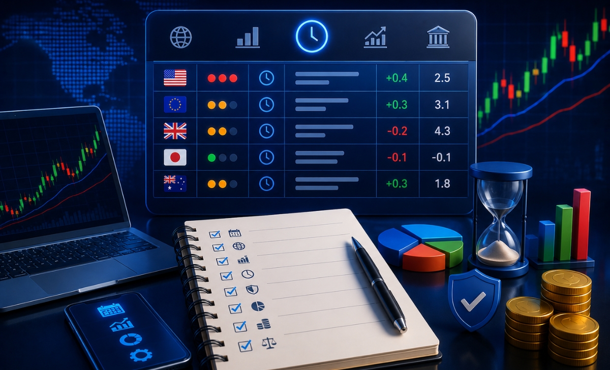 Cách sử dụng lịch kinh tế Forex trước khi giao dịch