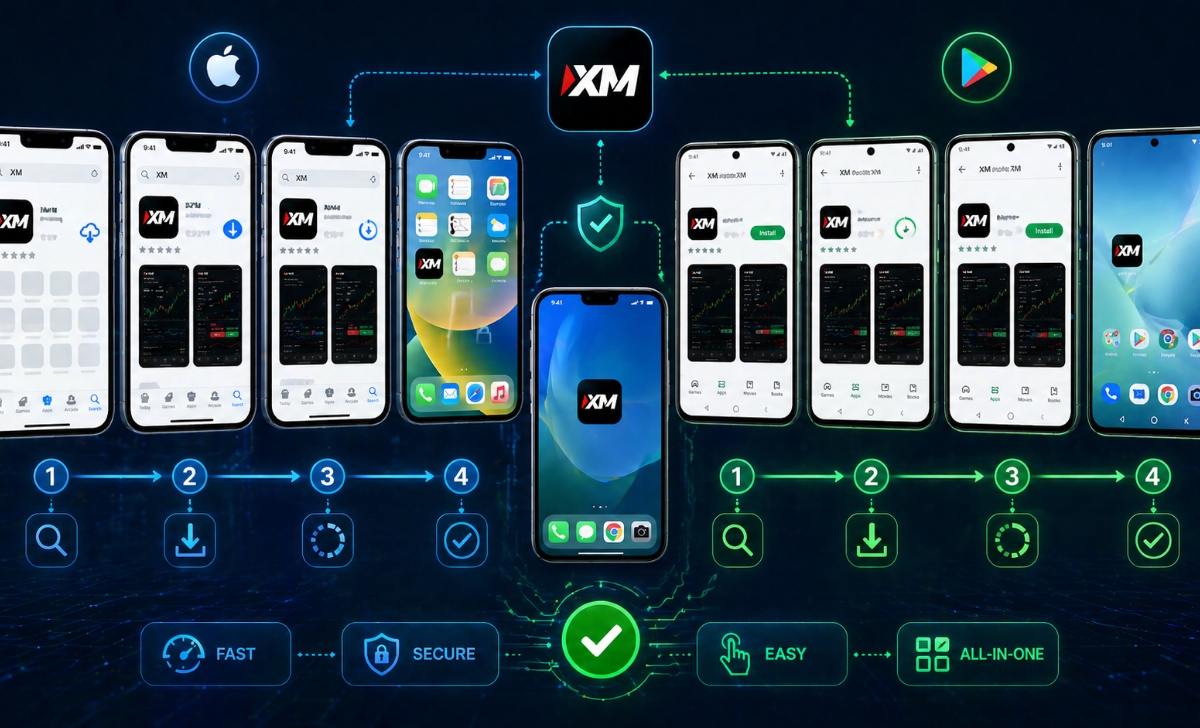 Cách tải App XM cho điện thoại di động (iOS và Android)