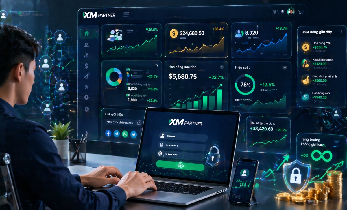 Đăng nhập Partner XM: Cách login và quản lý tài khoản