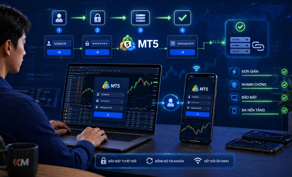 Đăng nhập XM trên MT5: Hướng dẫn đầy đủ cho trader