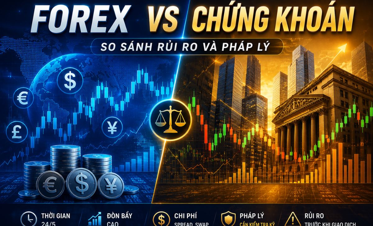 Forex Và Chứng Khoán Là Gì? So Sánh Rủi Ro Và Pháp Lý