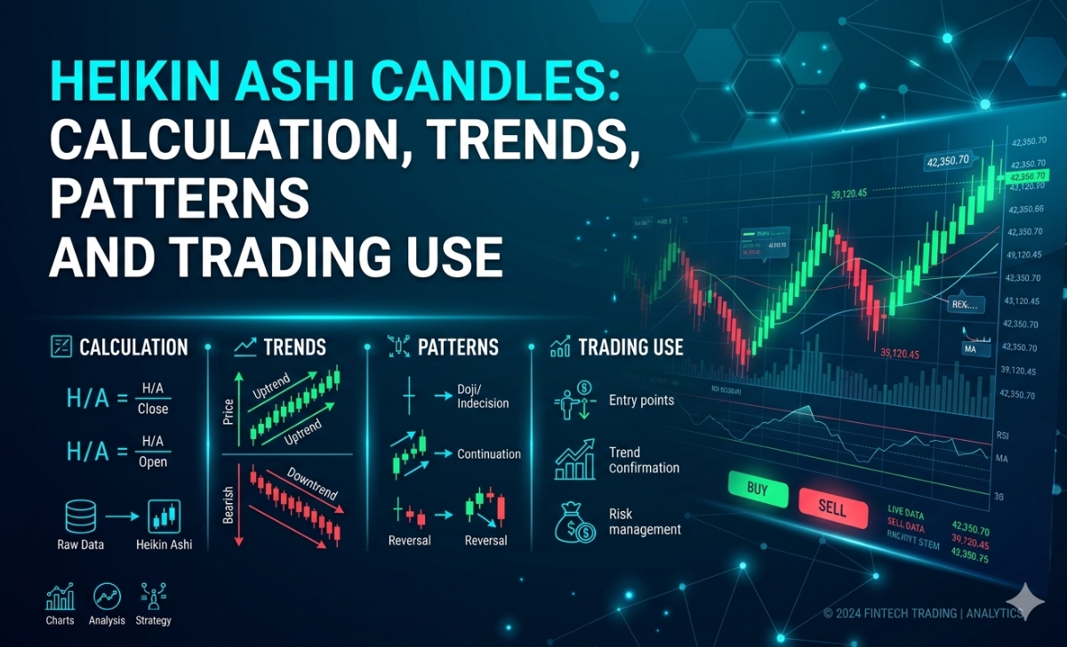 Heikin Ashi Candles: Calculation, Trends, Patterns and Trading Use