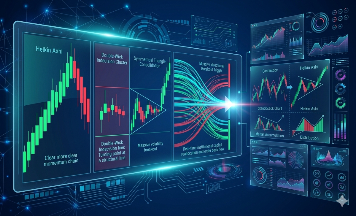 Heikin Ashi patterns and price behavior