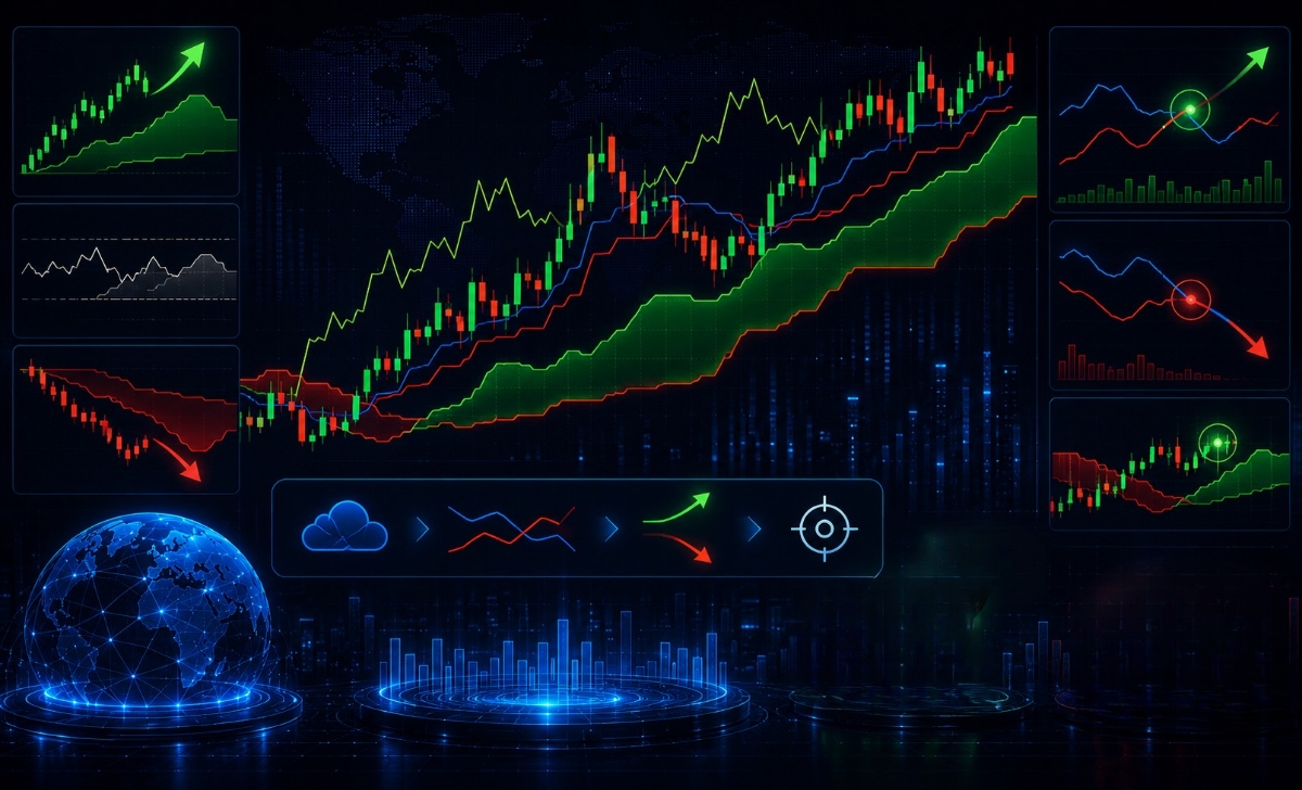 How does the Ichimoku Indicator work in real market conditions?