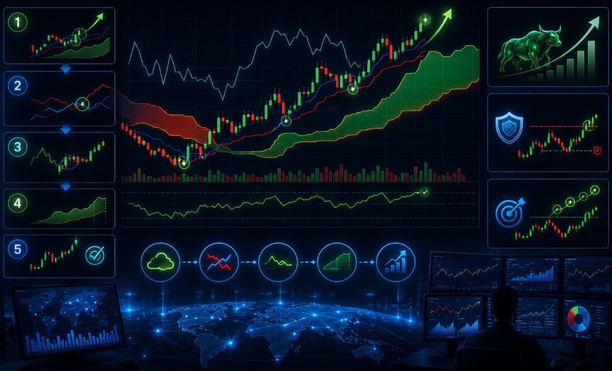 How to build a high-probability trade setup with Ichimoku?