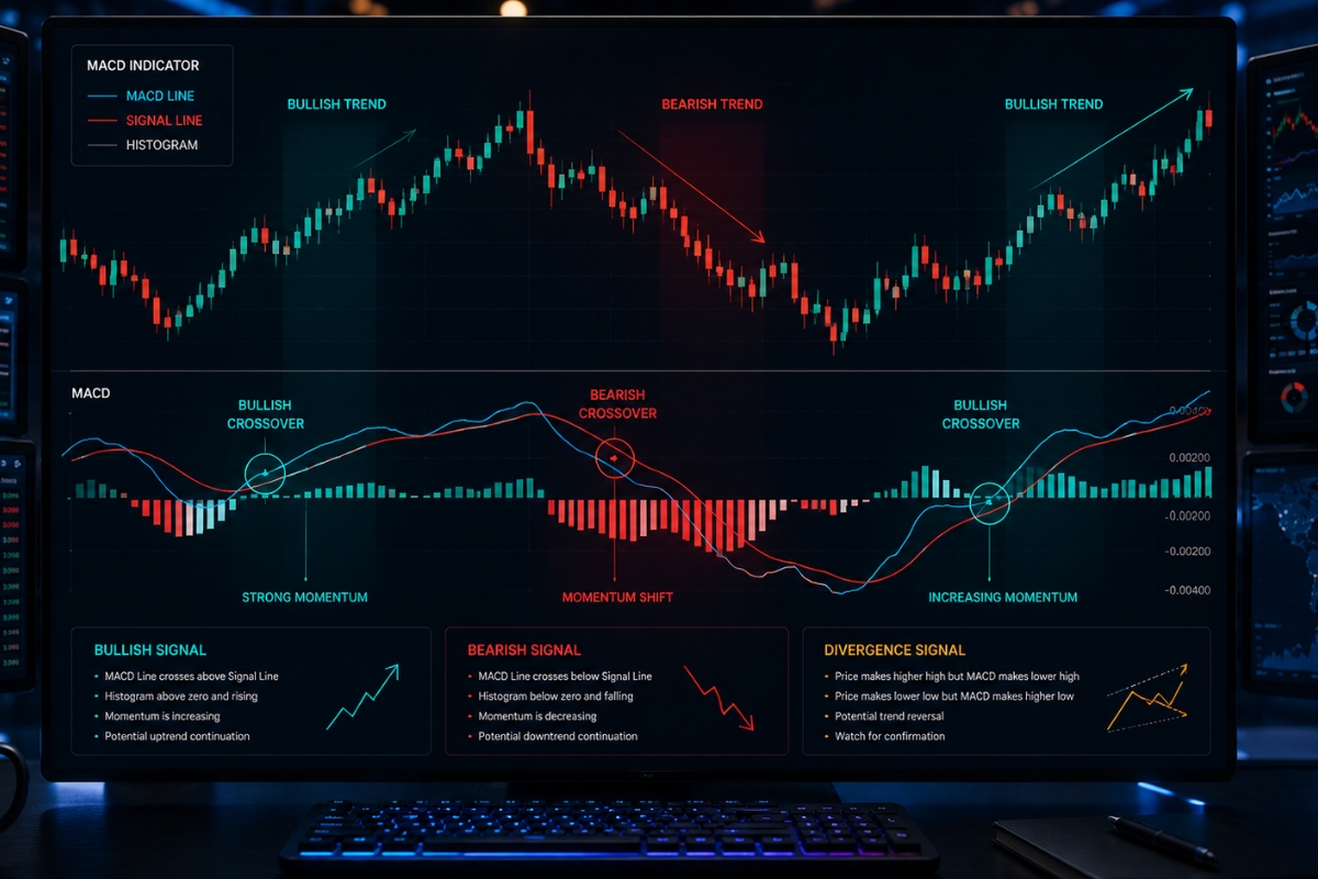MACD Indicator: Convergence Divergence, Signals, Strategy