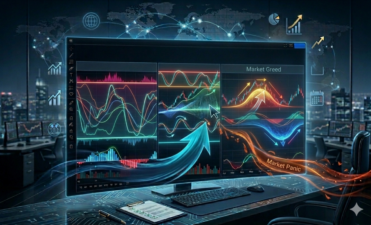 Momentum analysis using oscillators indicators