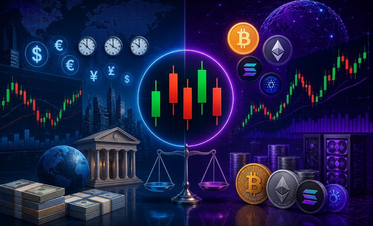 Nến đảo chiều trong Forex và Crypto có gì khác nhau?