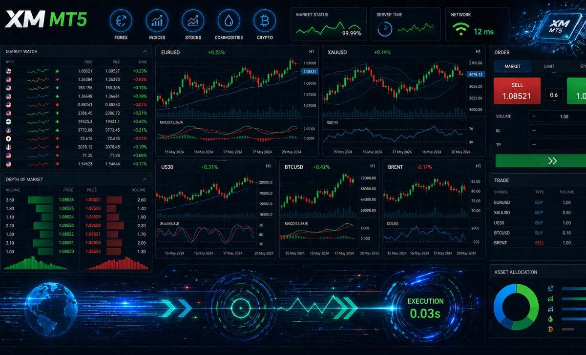 Nền tảng MT5 XM là gì? và Có đặc điểm gì nổi bật?