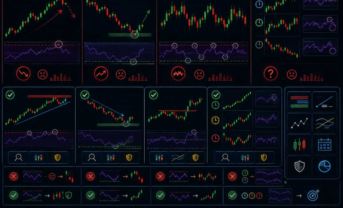 Những sai lầm thường gặp khi dùng RSI
