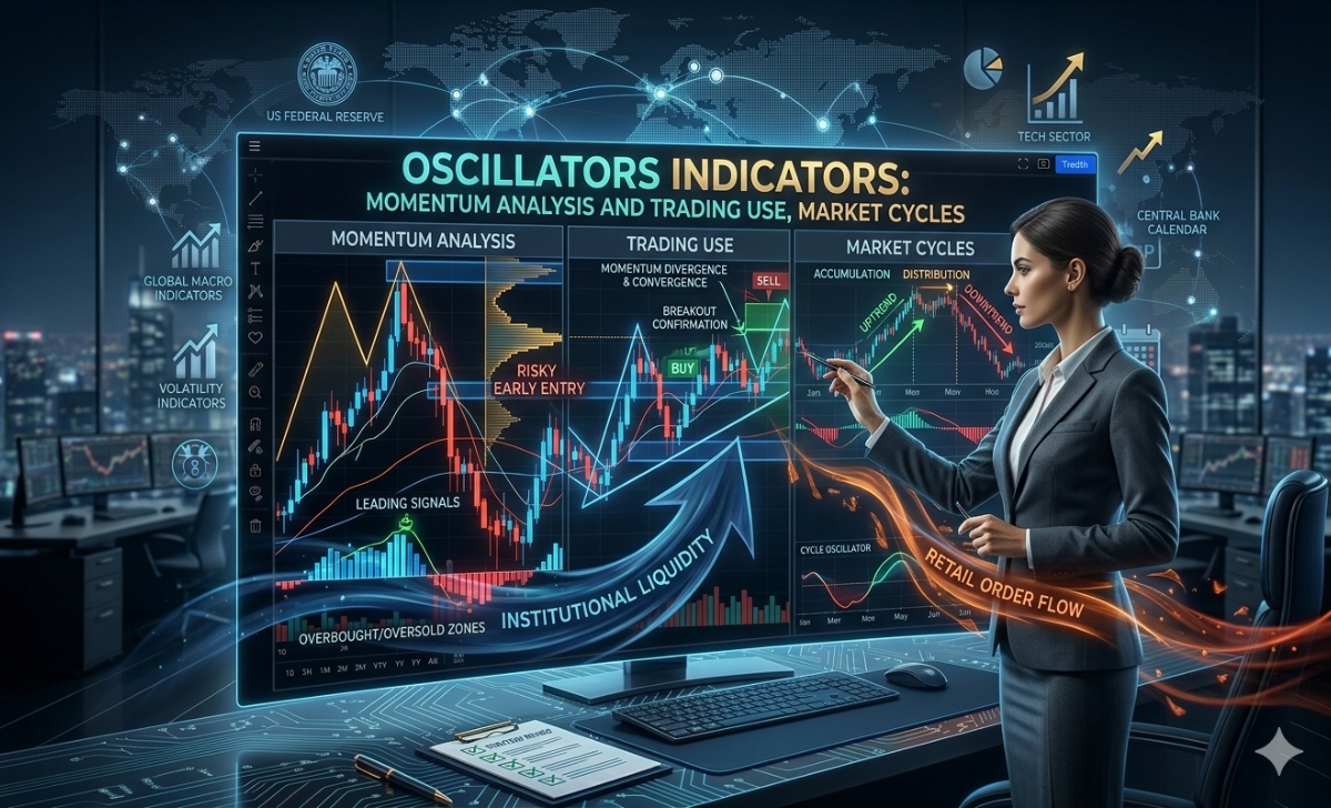 Oscillators Indicators: Momentum Analysis and Trading Use, Market Cycles
