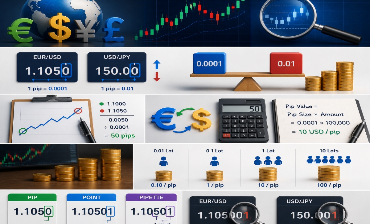 Pip là gì trong Forex?